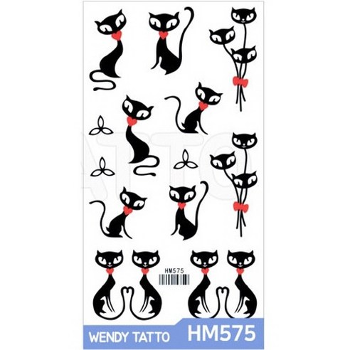 파티복닷컴 중형 타투스티커, 2개입, HM575