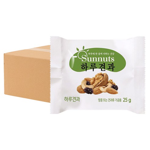 오리지널하루견과25g 50봉(세트) 감사선물 견과류세트 건강간식, 1.25kg, 1세트