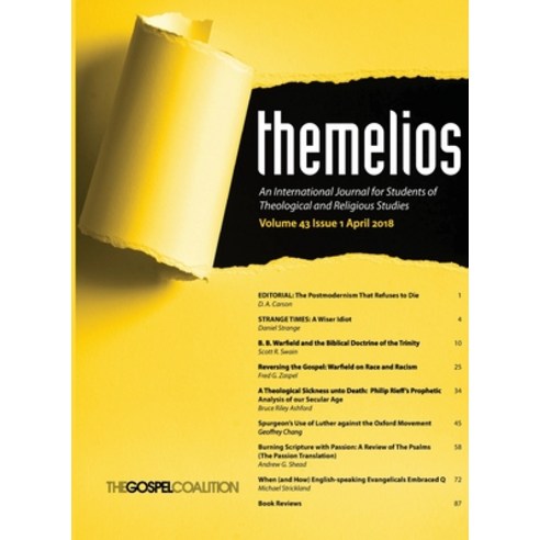 Themelios Volume 43 Issue 1 Paperback, Wipf & Stock Publishers, English, 9781532656934