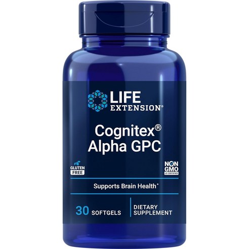 라이프익스텐션 Cogntex Alpha GPC 포스파티디셀린 블루베리추출물 30소프트젤, 1개