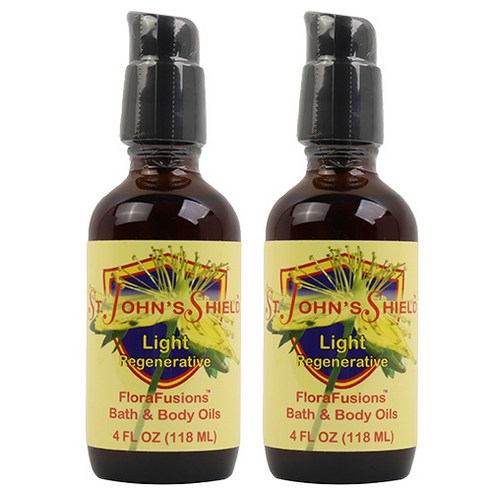 플라워에센스서비시즈 세인트 존스 쉴드 허벌 플라워 오일, 120ml, 2개