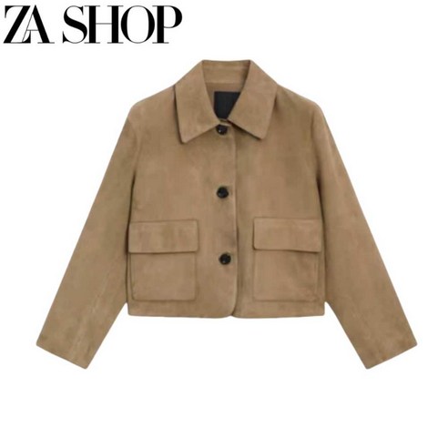  과거의 우아함과 현대의 세련미가 조화된 Zara 스웨이드 자켓