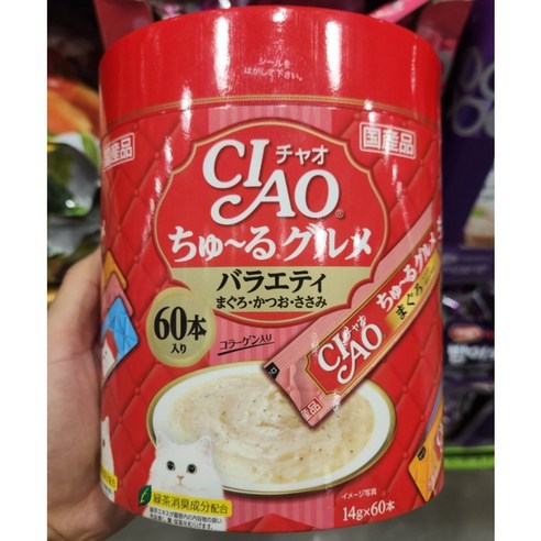 챠오츄르 고양이 구루메 버라이어티 간식 60p