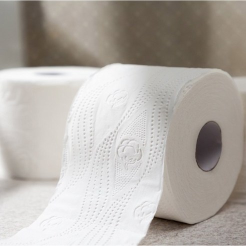 부드러운 촉감, 우수한 흡수력, 무형광, 편리한 코디 화이트데코 3겹 천연펄프 화장지