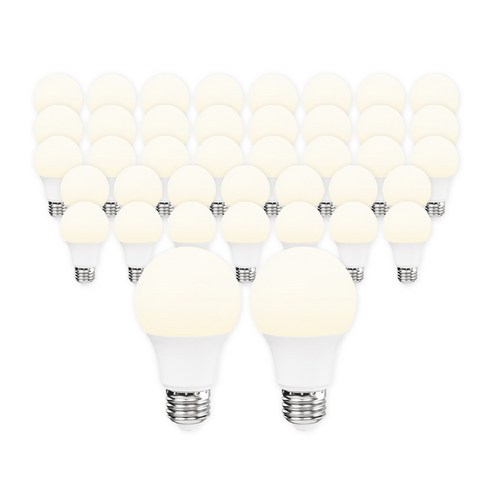 라인라이팅 LED 샤인 벌브 12w, 40개, 주백색