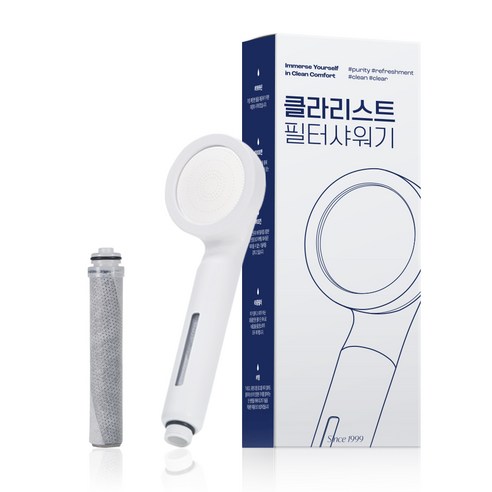 클라리스트 프리미엄 필터샤워기 기본 단품, 1개, 화이트