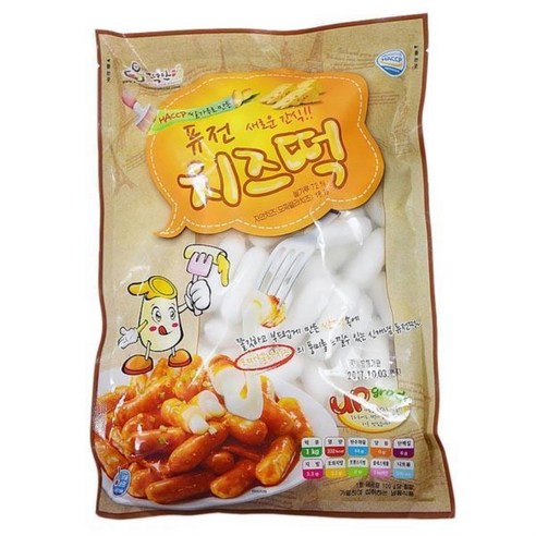 떡안애 퓨전 치즈떡 1kg, 3개