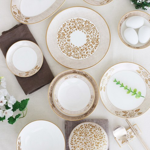 한국도자기 궁 예단반상기 세트로 완성하는 아름다운 전통