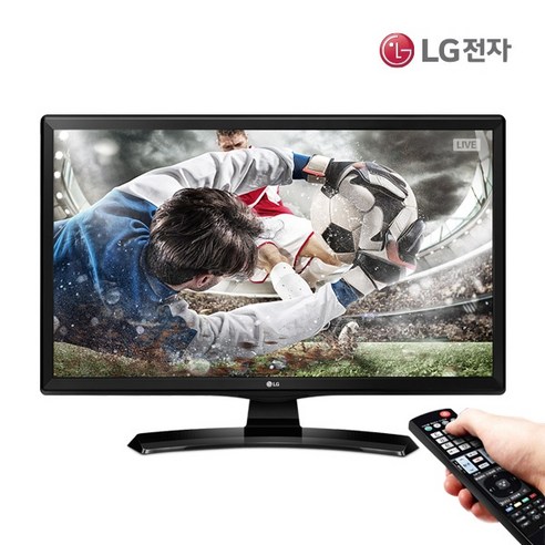 LG전자 60cm HD TV 모니터, LG(24형)스마트 x 차량전원잭포함 x 스텐드형