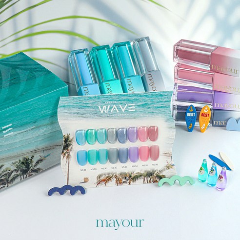 답답한 젤네일, 이젠 안녕! 촉촉하고 탱글한 나만의 웨이브를 손끝에 담다 메이유어시럽젤