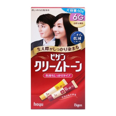 비겐 크림톤 염색제 40g, 6G자연갈색, 4개