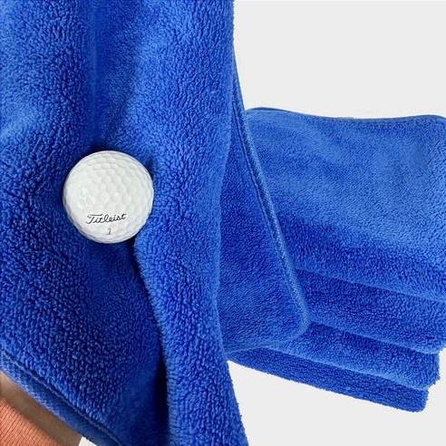 파랑 캐디 극세사 양면 볼타올 수건 골프장 라운딩 근무용품 걸레 세차 청소용품, 블루, 10개