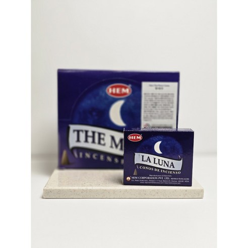 HEM 헴 인센스 콘 12box 120개 가성비 세트, 더문