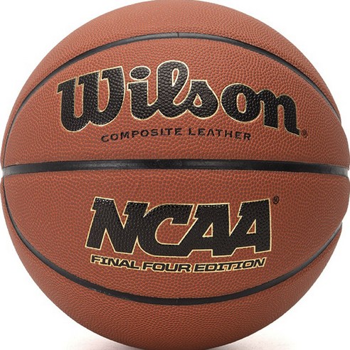 윌슨 NCAA 파이널 포 에디션 농구공, Basketball + Football - Brown, WTB1233IB07CN