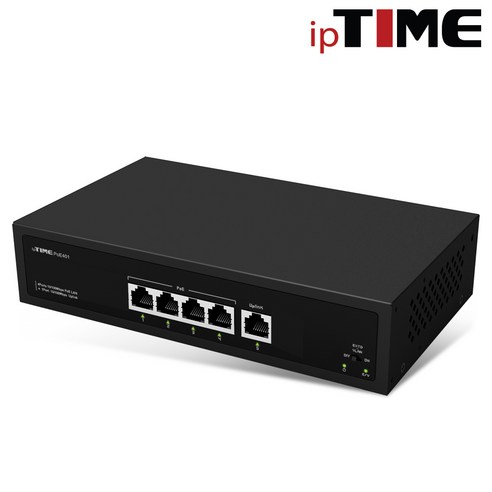 ipTIME 스위칭허브, PoE401, 1개