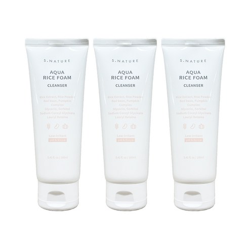 촉촉함으로 빚어낸 맑고 깨끗한 피부, 에스네이처 아쿠아 라이스 약산성 클렌징폼으로 시작하는 새로운 클렌징 루틴 에스네이처클렌징