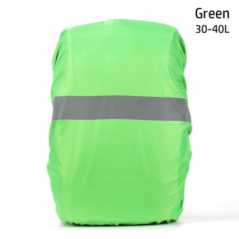2035L 반사 비 커버 배낭 방수 직물 야외 방진 사이클링 캠핑 하이킹 여행 가방 비옷, 30-40L green