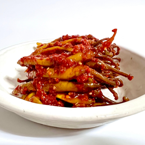 하반반) 달지않고 깔끔한맛.바르게 만들어 익을수록 맛있는 삭힌고추김치 500g 1kg, 1개