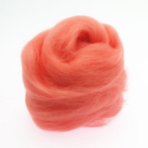 양모펠트 인형키링만들기 양모키링 10g/50g/100g 핑크 시리즈 양모 섬유 꽃 동물 장난감 Felting 수제 회전 DIY 공예 재료 도구 크리스마스를 느꼈다, [03] 10g, [02] 12