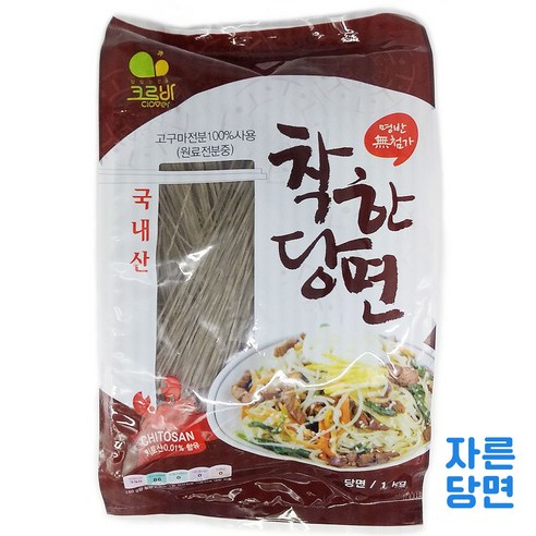 크로바 국산 착한 자른당면, 1개, 1kg