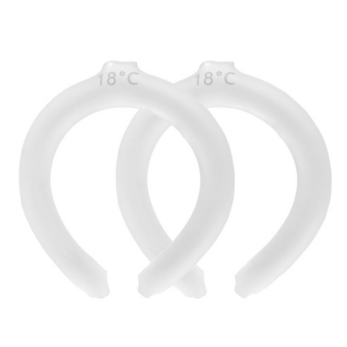 딥톡 아이스링 넥쿨러 DT0087 2p, 화이트, 2개