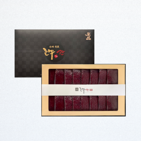 [칸육포] 프리미엄 수제 한우육포 선물세트 +쇼핑백, 1개, 480g