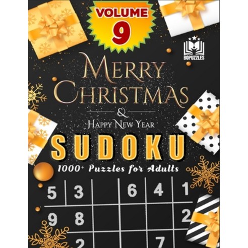 Merry Christmas Sudoku Volume 9: 1000+ Challenges During Christmas Holidays Large Print Sudoku Book ... Paperback, Independently Published, English, 9798570981508