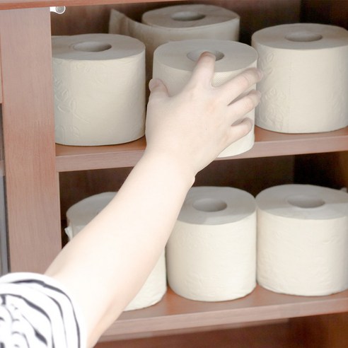 국내산 그리네라 먼지없는 깨끗한 무표백 무형광 뱀부 퓨어 대나무화장지 3겹, 2개, 12개입, 27m