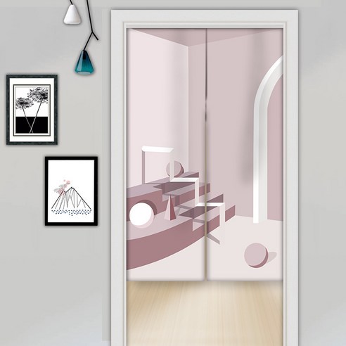 DFMEI.문발.Curtain --인스 윈드실드 펀칭 프린트 칸막이 커튼 하프 커튼 침실 거실 주방 커튼 블라인드, DFMEI.GML-CX-07, wine_165174762539aaaa_00077{커튼