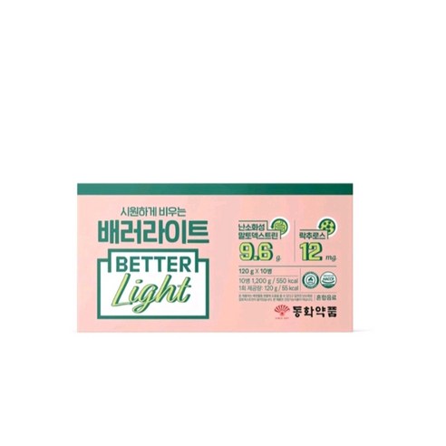 동화약품 식이섬유 배러라이트 120g 난소화성말토덱스트린, 10개