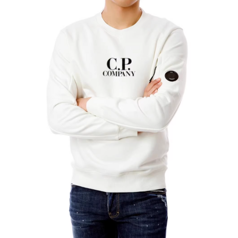 CP컴퍼니 남성 와펜 24SS 9926 가을 남자 후드티 맨투맨 스웨트 학생 오버핏 캐쥬얼 맨투맨