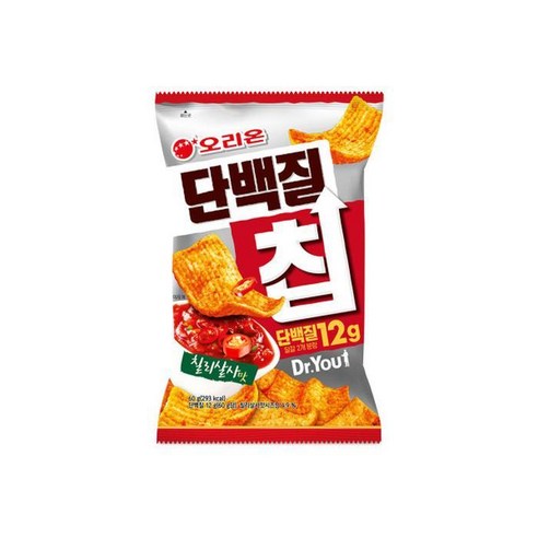 오리온 닥터유 단백질칩 칠리살사맛, 3개, 60g