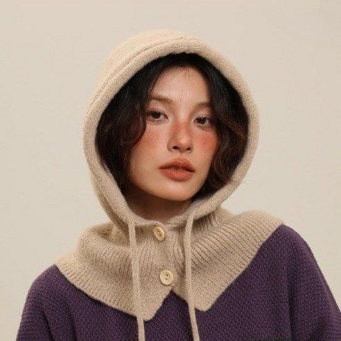 라인스미스 U12 겨울 니트 바라클라바 후드 넥워머는 겨울용으로 따뜻하고 편안한 제품입니다.