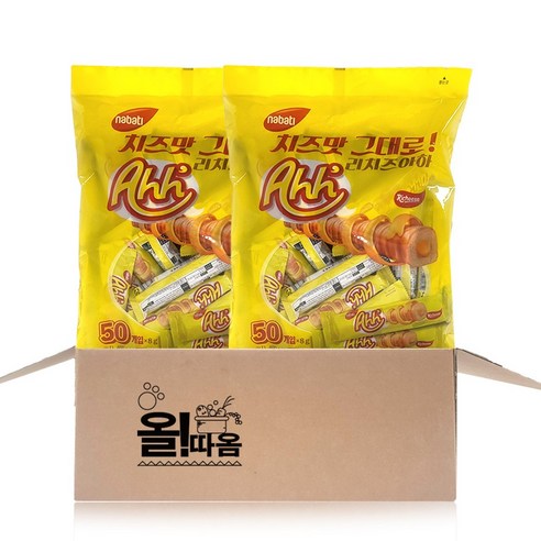 올따옴 치즈스낵 리치즈아하, 400g, 2개