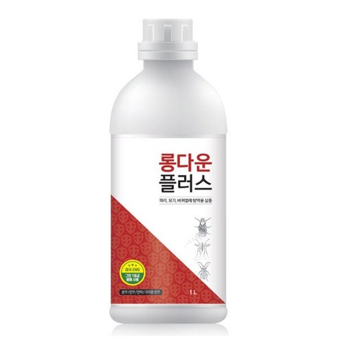 국보 롱다운플러스 1L 해충제 바퀴벌레 모기 진드기 좀 벌레 소독 지네 날파리 초파리, 1개, 1개입