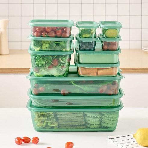 냉동실 공간을 효율적으로 최적화하고 아이템 접근성을 향상시키는 튼튼하고 안정적인 냉동실 정리용기