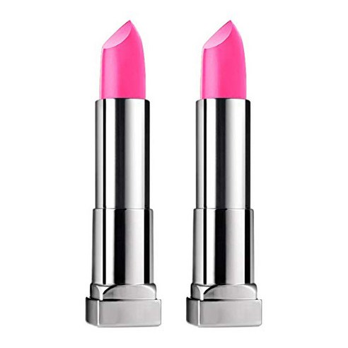 메이블린 컬러 센세이셔널 크리미 매트 립 컬러 4.2g, Faint for Fuchsia, 2개