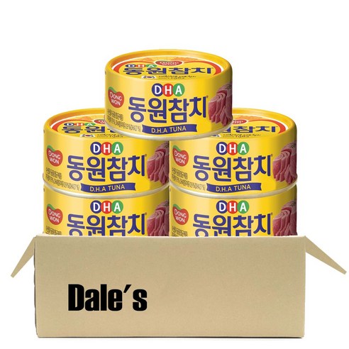 데일즈기획 동원 DHA 참치, 135g, 5개