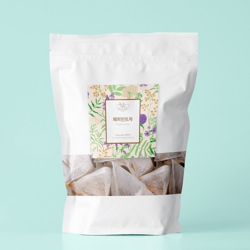 페퍼민트차 허브차 대용량 티백 세트 100입 (+10티백) 14종 차티백