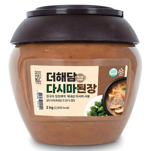 더해담 다시마 된장, 2kg, 1개