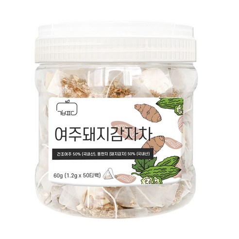 권뱅푸드 볶은 여주 돼지감자차, 60g, 1개입, 1개