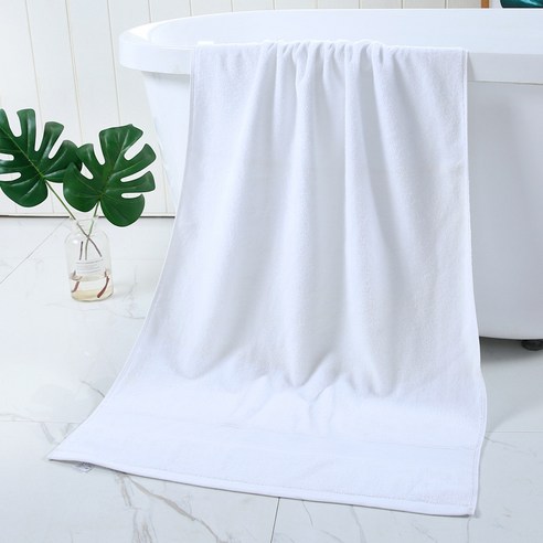 DFMEI 잔무늬 목욕타월 500g 목욕타월 선물, 잔무늬목욕타올 직백색, 70*140