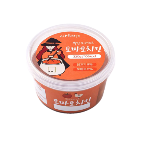 아이엠그라운드 빨간 치킨 마녀스프 치킨 닭고기 일주어터 다이어트스프 스튜 식사대용, 320g, 5개