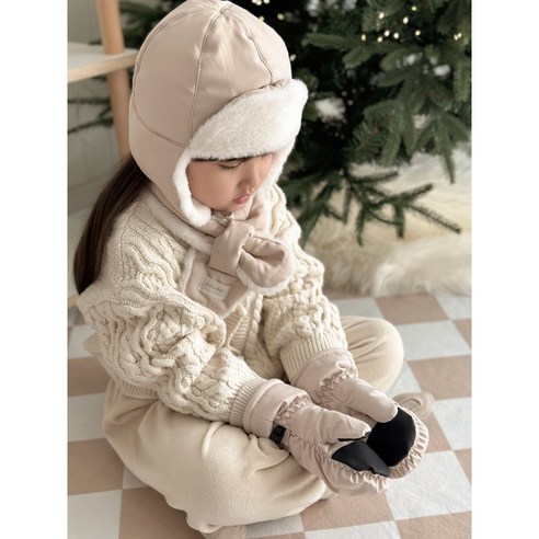 따뜻함과 안전함을 동시에, 뚜뚜아트 아기 방한 패딩 모자