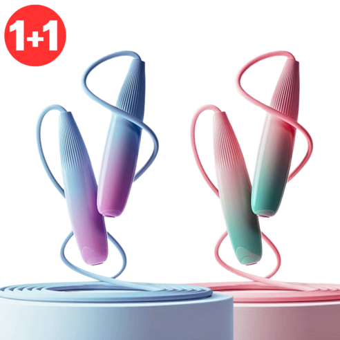 스포리안 유산소 다이어트 초경량 줄넘기 1+1, 2개 1세트