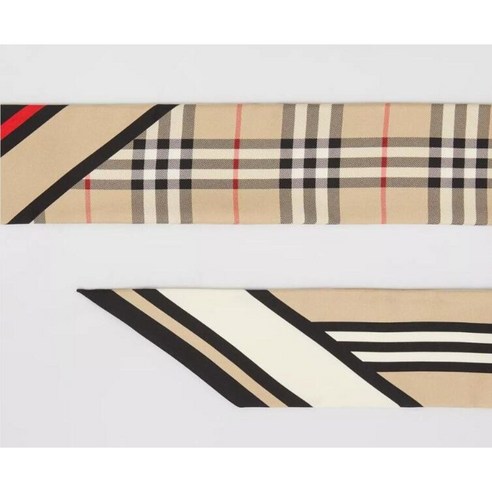 버버리의 우아함에 흠뻑 빠지게 할 몽타주 프린트 실크 스카프