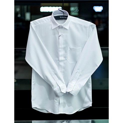 예작 [예작셔츠] 남성 일반핏 스트레치 긴팔 남방 와이셔츠 (YJ3SBR105-WH)