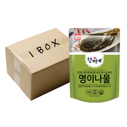 [다만세푸드] 한성 한끼애 명이나물 150g x 20개(한박스) / 반찬, 20개