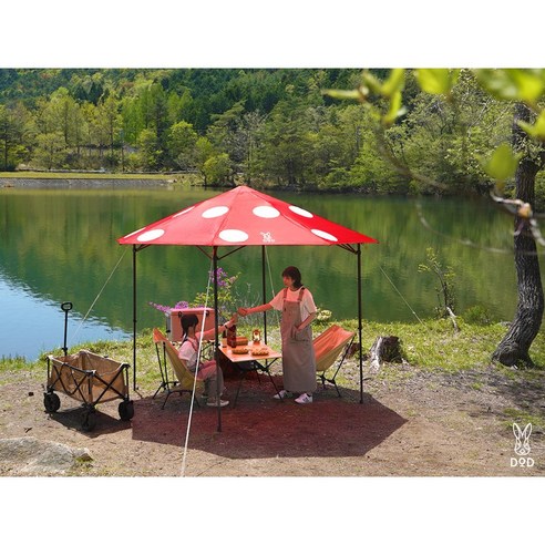 넓고 편리한 캠핑, 키노코 타프와 함께