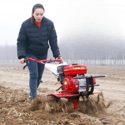 얀마 관리기 미니 농기계 주말농장 경운기 흙 고르기 소형 농업용 경운기 쟁기